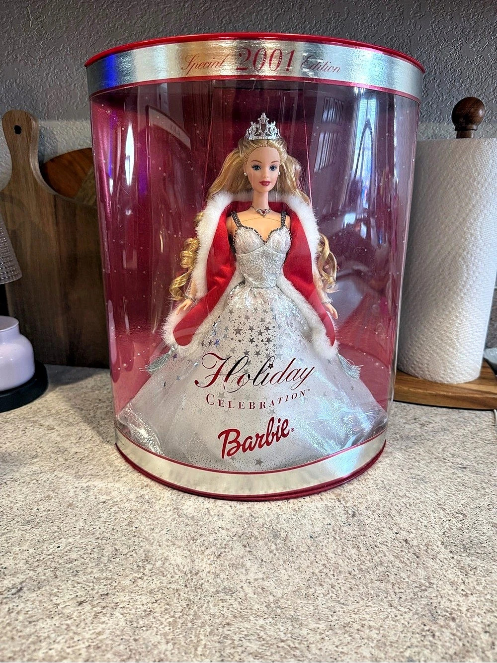 2001 Holiday Celebration Barbie Doll